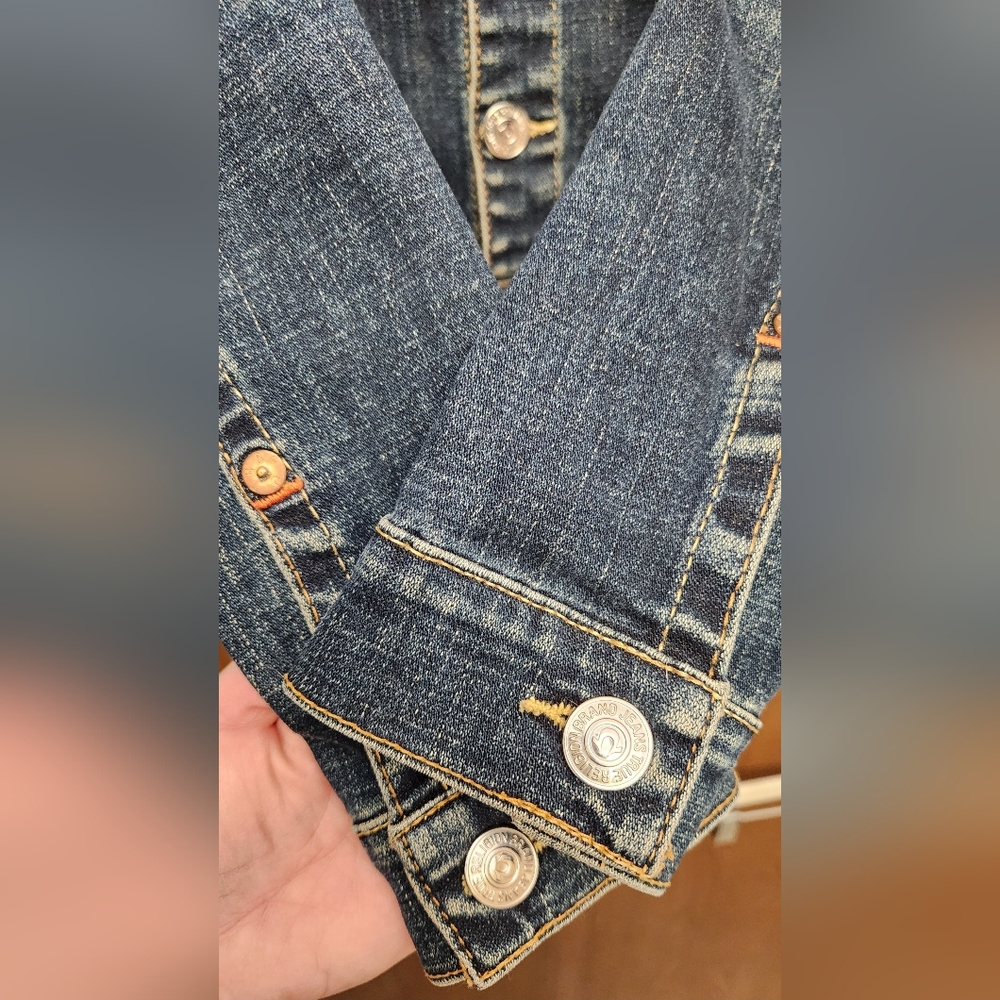 True Religion Blue Jean Jacket - Picture 3 of 7